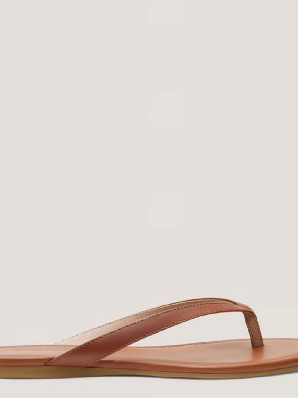 Minimalist SW Women's Tan Leather Sandal - Picture 3 of 3